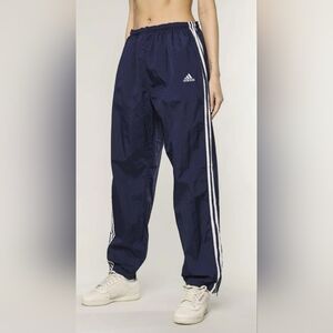 Adidas Dark Blue Pants with White Accents